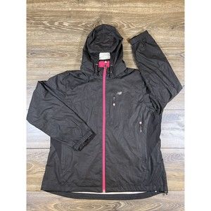 Women's Size S  New Balance Hooded Zip-up Windbreaker Jacket NICE